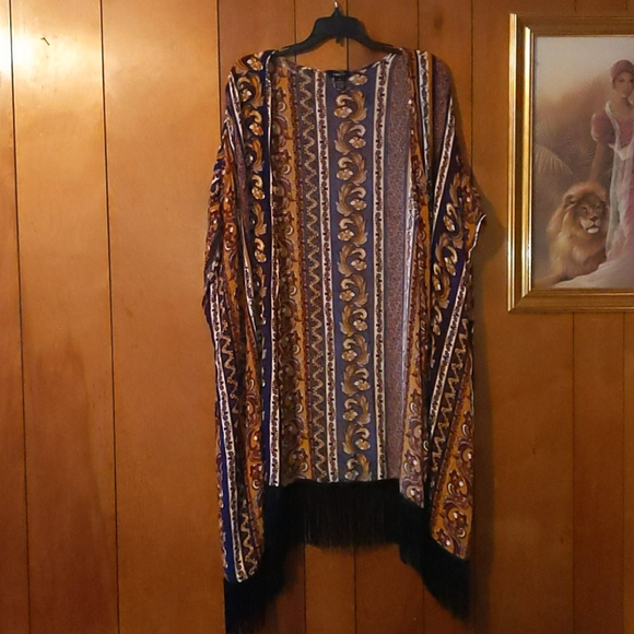 Rue21 Sweaters - Rue21 Fringe Kimono Rue21 Sweaters - Rue21 Fringe Kimono